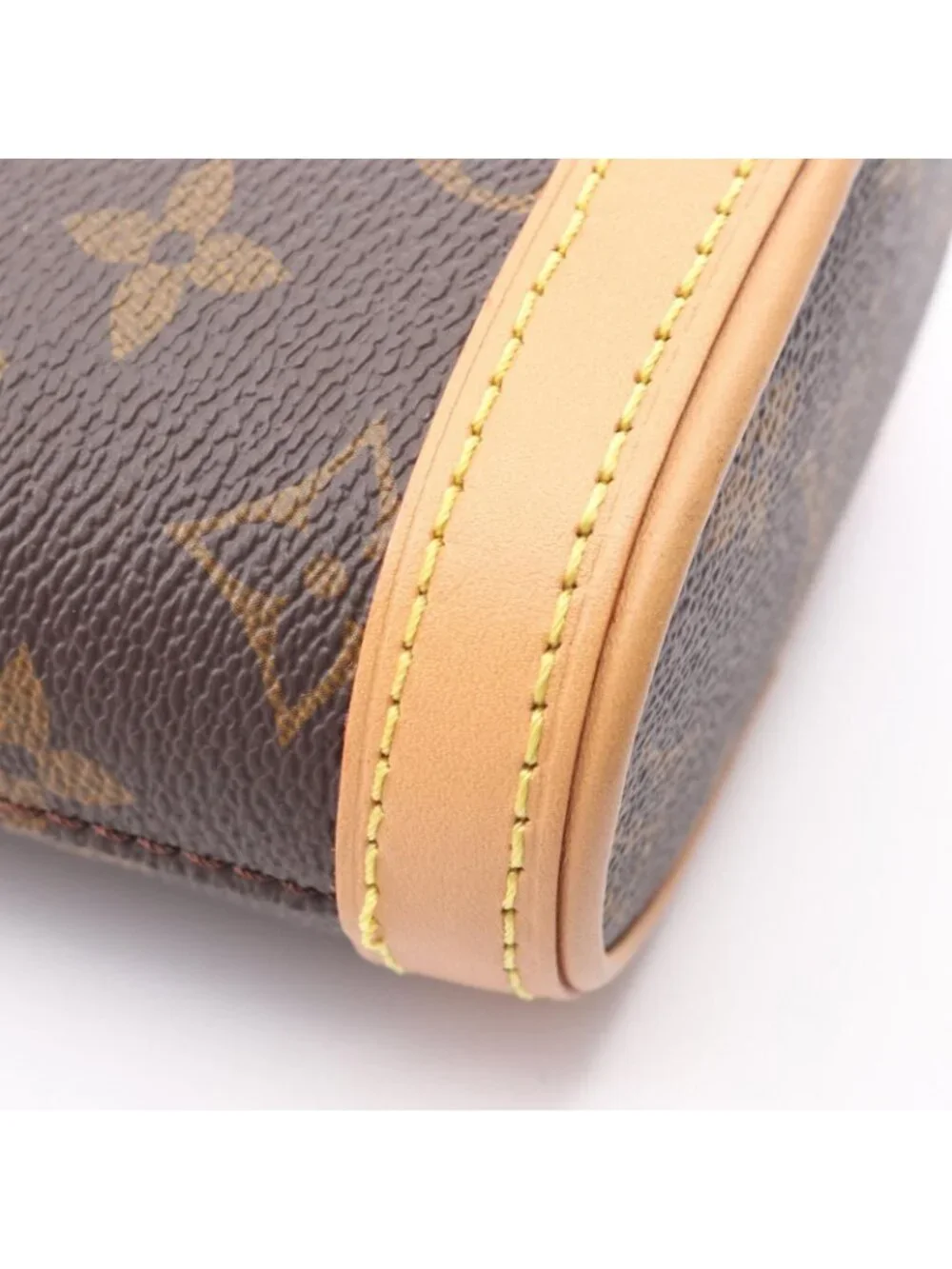 Louis Vuitton Shoulder Bag Fold Pouch Canvas Leather